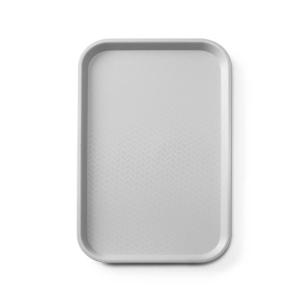 AmerBox Taca fast food z polipropylenu GN 1/1 GN 1/1 jasnoszary 530x325x20 mm Prostokątny | Amerbox
