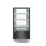 Arktic/Hendi Witryna chłodnicza ekspozycyjna 300 l z oświetleniem LED czarna | Arktic