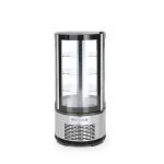 Arktic/Hendi Witryna chłodnicza ekspozycyjna 100 l z oświetleniem LED czarna | Arktic