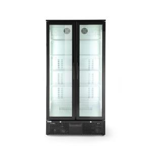 Arktic/Hendi Lodówka/chłodziarka barowa 458 l 2-drzwiowa z oświetleniem LED czarna | Arktic