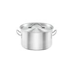 Gredil Garnek średni z pokrywką stalowy ⌀160 mm 1,9 l | Gredil