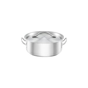 Gredil Garnek niski z pokrywką stalowy ⌀160 mm 1,2 l | Gredil