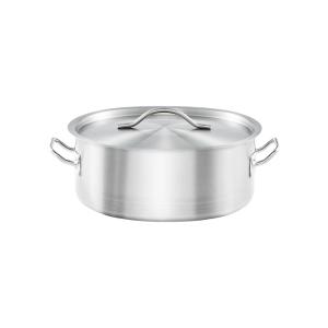 Gredil Garnek niski z pokrywką stalowy ⌀240 mm 3,6 l | Gredil