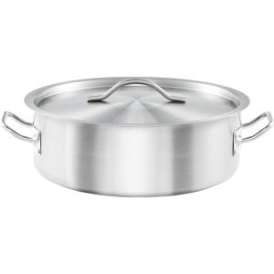 Gredil Garnek niski z pokrywką stalowy ⌀320 mm 8,8 l | Gredil