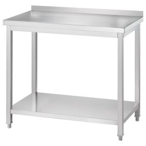 Gredil Stół przyścienny z półką 600x600x850 mm skręcany | Gredil