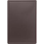 Stalgast Deska do krojenia HACCP 600x400x18 mm brązowa do wędlin | Stalgast