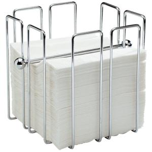 Serwetnik wysoki chromowany  190x190x190 mm | Stalgast