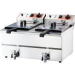 Caterina Frytownica elektryczna z kranem 2x8 l | Stalgast