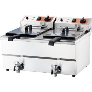 Caterina Frytownica elektryczna z kranem 2x8 l | Stalgast