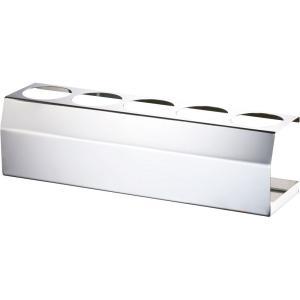 Ekspozytor na dyspensery do sosów, 5 x Ø 75 mm | Stalgast