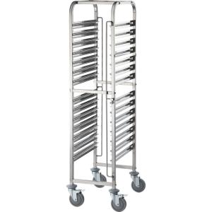 Wózek transportowy ze stali nierdzewnej, 14x GN 1/1 | Stalgast