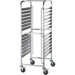 Wózek transportowy ze stali nierdzewnej, 14x GN 2/1 | Stalgast