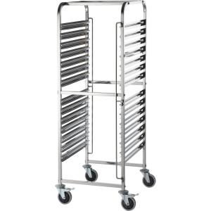 Wózek transportowy ze stali nierdzewnej, 14x GN 2/1 | Stalgast
