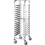 Wózek transportowy ze stali nierdzewnej, 16x 400x600 mm | Stalgast