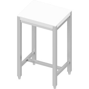 Kloc masarski, z polietylenu, na podstawie ze stali nierdzewnej, 500x400x860 mm | Stalgast