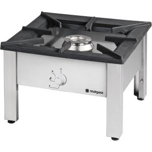 Taboret gazowy pojedynczy, 567x607, 9.0 kW, G20/20 mbar | Stalgast