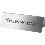 Tabliczka "rezerwacja" | Stalgast