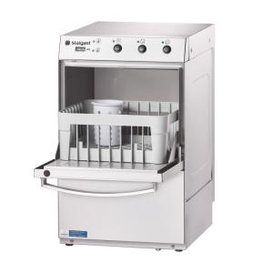 Zmywarko wyparzarka, do szkła, dozownik płynu myjącego, pompa zrzutowa, P 2.77 kW, U 230 V | Stalgast