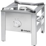 Taboret gazowy pojedynczy, 340x340, 5.0 kW, G20/20 mbar | Stalgast