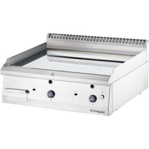 Płyta grillowa nastawna, chromowana, gładka, gazowa, 800x700, 13.0 kW, G20/20 mbar | Stalgast