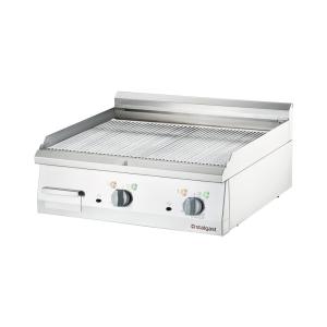 Płyta grillowa elektryczna, chromowana, ryflowana, P 8.1 kW, U 400 V | Stalgast