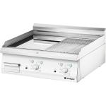 Płyta grillowa elektryczna, chromowana, gładko-ryflowana, P 8.1 kW, U 400 V | Stalgast