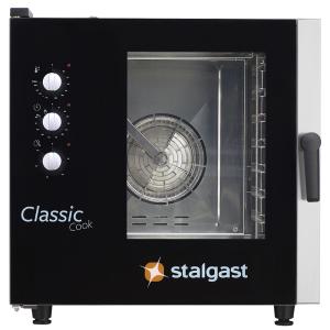 Piec konwekcyjno-parowy, STALGAST ClassicCook, manualny, gazowy, 7xGN1/1, P 14 kW | Stalgast