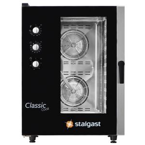 Piec konwekcyjno-parowy, STALGAST ClassicCook, manualny, gazowy, 11xGN1/1, P 20 kW | Stalgast
