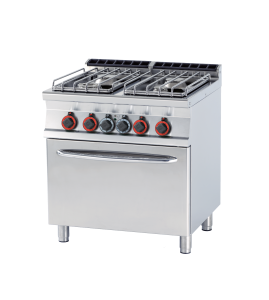 Kuchnia gazowa z piek. gazowym CF4 - 78 G/P | RM Gastro