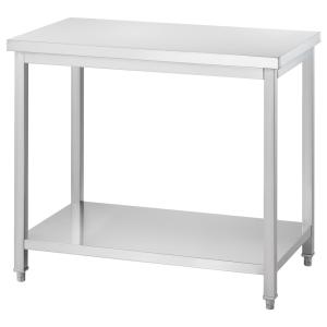 Stół centralny z półką, Gredil, 800x700x850 mm skręcany | Gredil