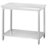 Stół centralny z półką, Gredil, 1500x600x850 mm skręcany | Gredil