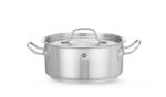 Garnek niski z pokrywką, HENDI, Profi Line, 2,8L, ⌀200x(H)90mm | Hendi