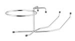 Uchwyt do stolika na chłodziarkę do wina, BarUp, ⌀195x(H)510mm | Hendi