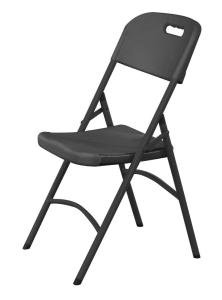 Krzesło cateringowe, AmerBox, max. obciążenie: 175 kg, czarny, 540x440x(H)840mm | Hendi