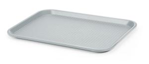 Taca z polipropylenu Fast Food średnia, AmerBox, jasnoszary, 305x415x(H)20mm | Hendi