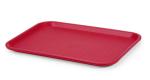 Taca z polipropylenu Fast Food średnia, AmerBox, czerwony, 305x415x(H)20mm | Hendi