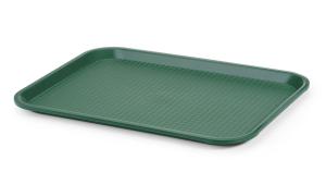 Taca z polipropylenu Fast Food średnia, AmerBox, zielony, 305x415x(H)20mm | Hendi