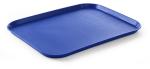 Taca z polipropylenu Fast Food duża, AmerBox, niebieski, 350x450x(H)20mm | Hendi