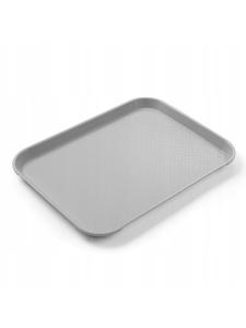 Taca z polipropylenu Fast Food mała, AmerBox, jasnoszary, 265x345x(H)20mm | Hendi