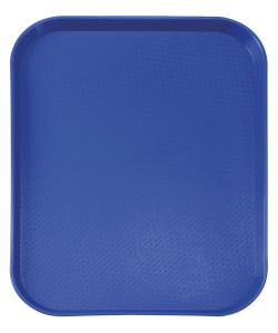 Taca z polipropylenu Fast Food mała, AmerBox, niebieski, 265x345x(H)20mm | Hendi
