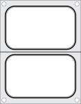 Matryca do zgrzewarki CDS-01, CAS, 2x 178x113mm | Hendi