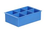 Forma do kostek lodu XL, BarUp, niebieski, 170x110x(H)52mm | Hendi