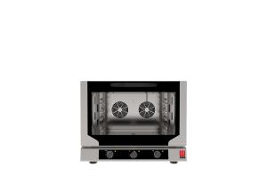 Piec konwekcyjny z nawilżaniem Evolution Next 4x 530x325 mm GN1/1, elektryczny, sterowany elektromechanicznie, Tecnoeka, GN 1/1, 400V/6400W, 784x752x(H)634mm | Eka