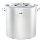 Garnek wysoki z pokrywką, stalowy, Gredil, Ø 450 mm, V 71.6 l | Gredil