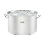 Garnek średni z pokrywką, stalowy, Gredil, Ø 400 mm, V 32.6 l | Gredil