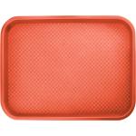 Taca fast food, czerwona, Gredil, 350x450 mm | Gredil