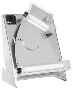 Wałkownica elektryczna do pizzy Prismafood 300 z 2 parami wałków, Prismafood, waga porcji ciasta 0,08 - 0,21 kg, 230V/250W, 475x375x(H)660mm | Prismafood