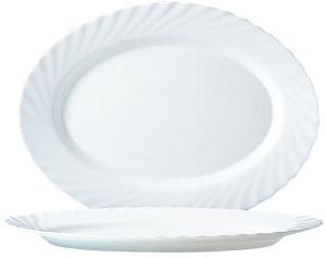 Półmisek owalny Trianon, Arcoroc, Trianon, 350 mm, biały, 350x240x(H)26mm | Arcoroc