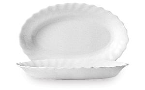 Rawierka Trianon, Arcoroc, Trianon, 220 mm, biały, 220x140x(H)28mm | Arcoroc