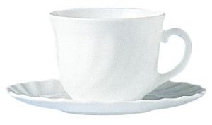 Spodek Trianon, Arcoroc, Trianon, ø145 mm, biały, ⌀145x(H)16mm | Arcoroc